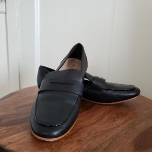 Aldo Black Leather Loafers